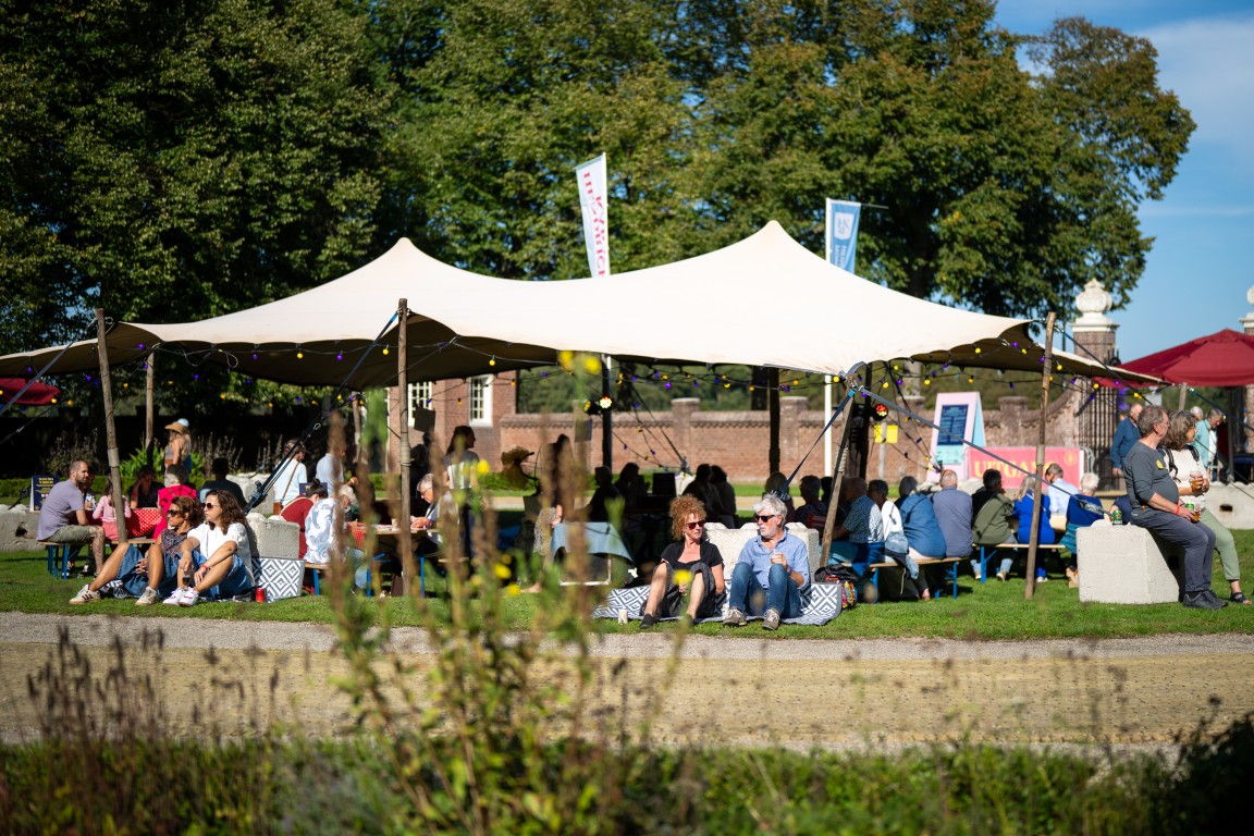 Spelers voor fontein